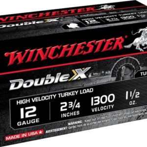 Winchester Double X Turkey Ammunition 12 Gauge 2-3/4" 1-1/2 oz #4 Copper Plated Shot Box of 10