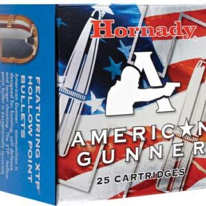 Hornady American Gunner 9 mm Luger +P 124 Grain eXtreme Terminal Performance Centerfire Pistol Ammunition