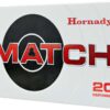 hornady match 6mm arc 108 grain extremely low drag match centerfire rifle